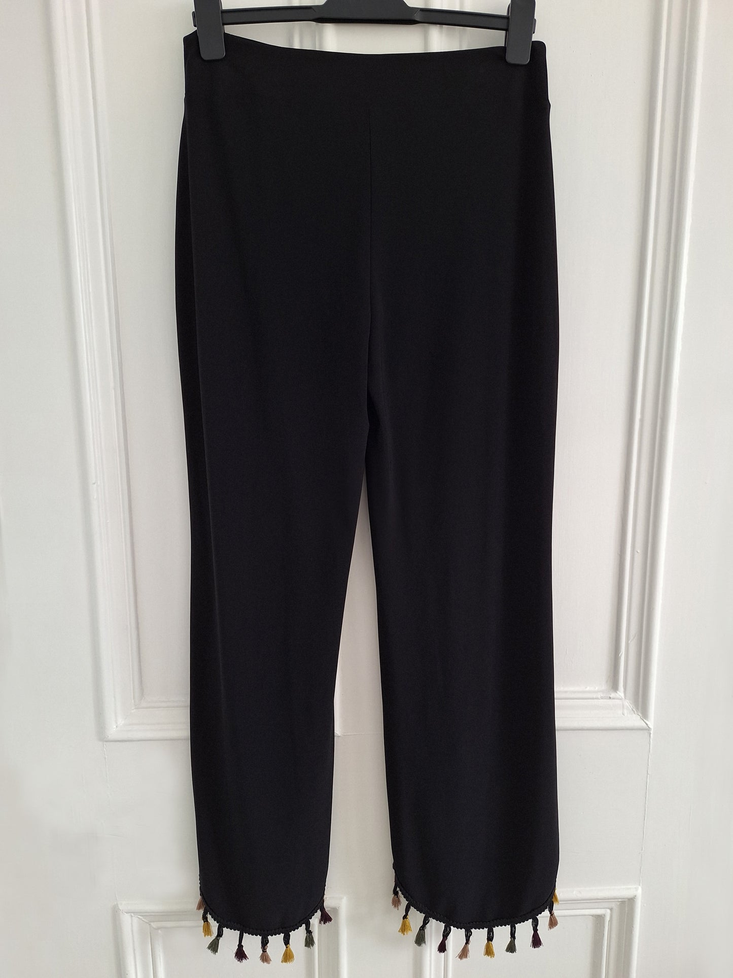 Joseph Ribkoff Tassel High Low Trousers UK 10 - Back