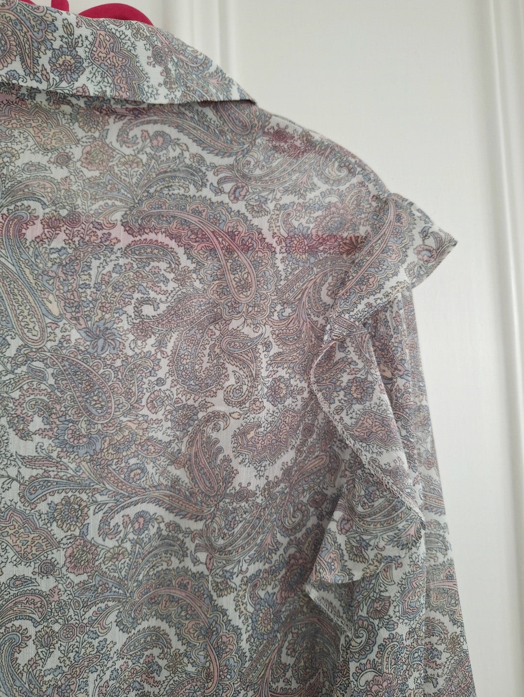 River Island Sheer Paisley Maxi Dress UK 16