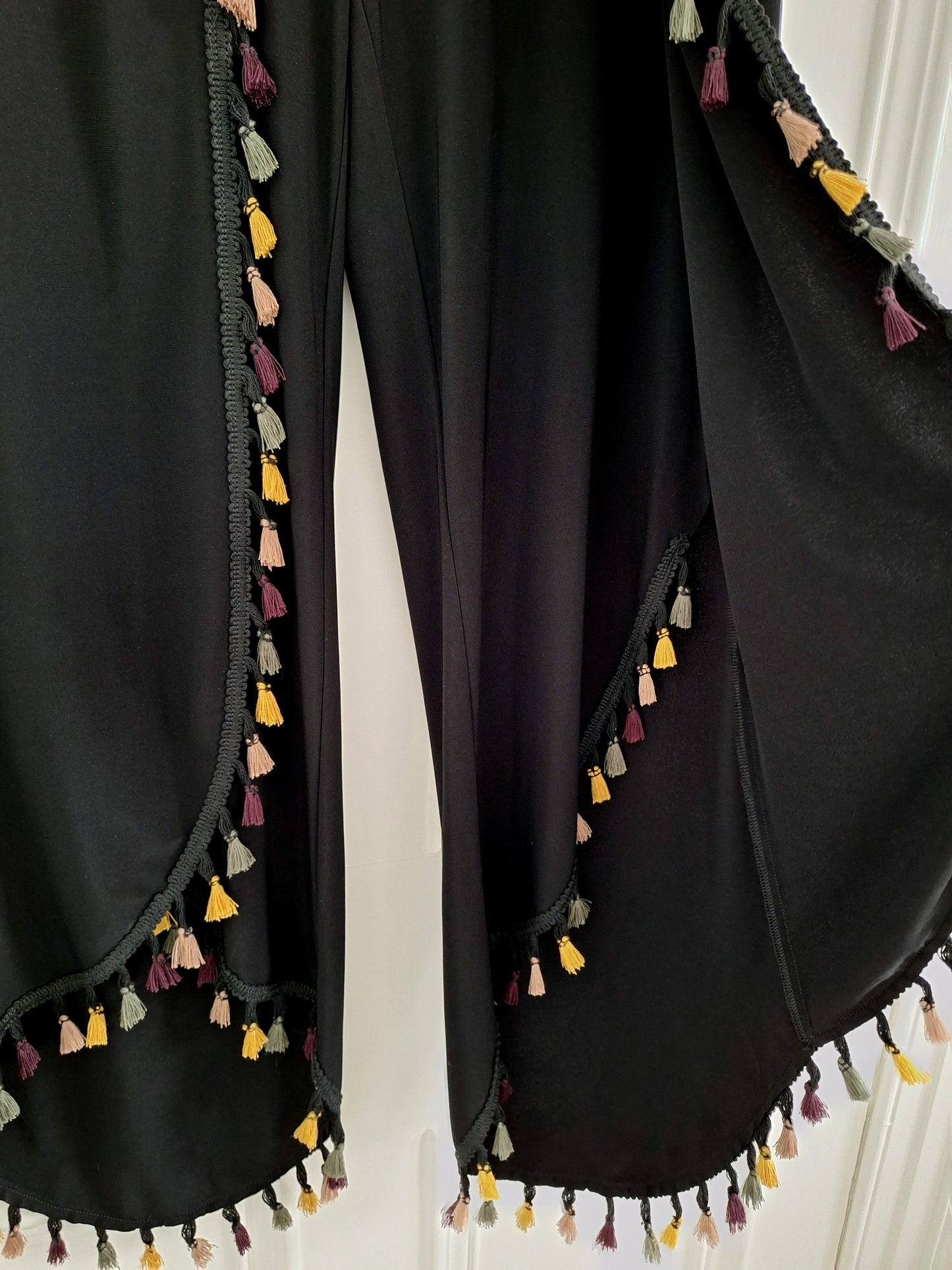 Joseph Ribkoff Tassel High Low Trousers UK 10 - Leg