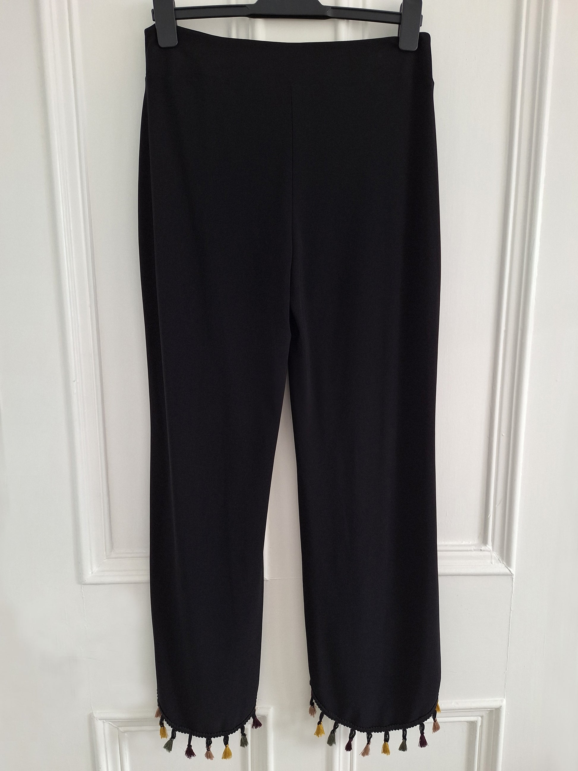 Joseph Ribkoff Tassel High Low Trousers UK 10 - Back