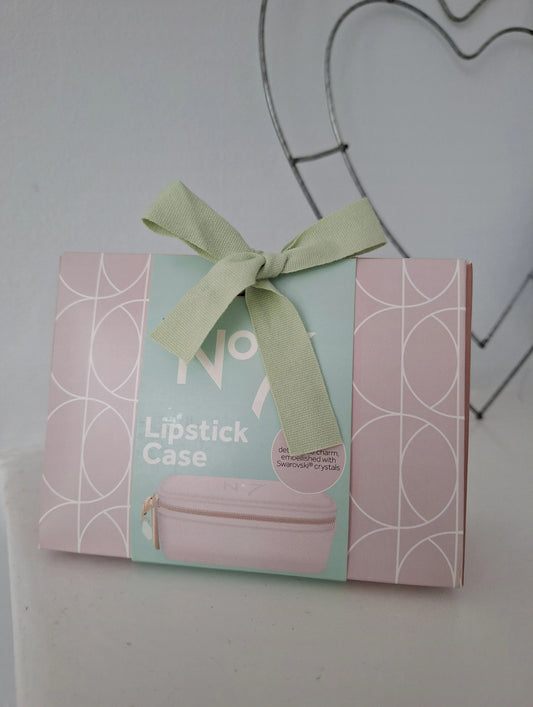 No7 Lipstick Case Swarovski Crystal Charm - Front Box